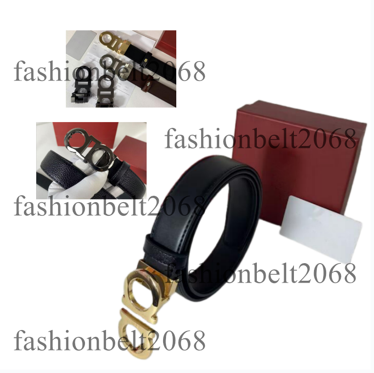 Mens belt designer belt Man Belt Smooth leather belt belts designer for men big buckle male fashion mens cintura with box 20 styles