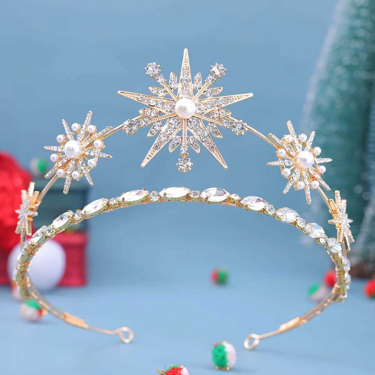 Baroque Crystal Tiaras And Crowns Rhinestone Prom Diadem Crown For Women Bridal Wedding Hair Accessories Jewelry Crown Tiara Z250605