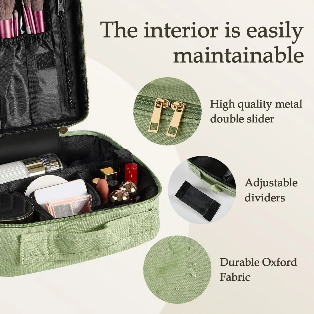 Makeup Bag Cosmetic Bags for Women Travel Organizer Case 250605