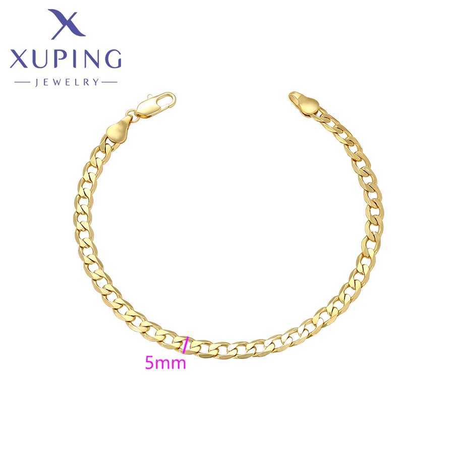 Xuping Jewelry Charm No Stone Ethnic Style Gold Color Hand Chain Bracelet for Men Women Fashion Simple Gift X 000836660 W250606