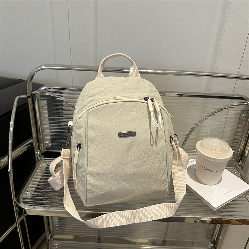 designer Trendy Niche Fashion Large Capacity Backpack 2025 Spring New Casual Simple Women's Commuter Backpack