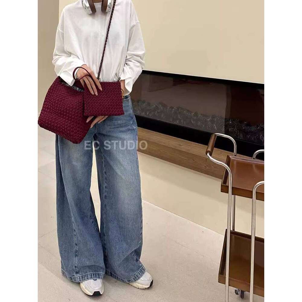 COSY Nylon Handwoven Large Capacity Tote for Women New Handbag Chain Crossbody Bag