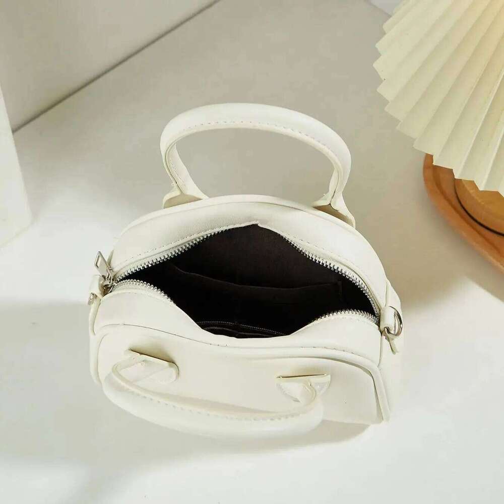 Fashion zipper anti theft small Boston manual bill of lading shoulder crossbody bag