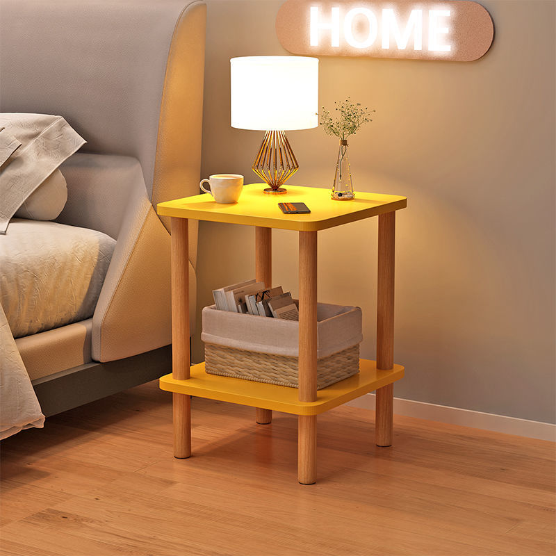 B6061 Simple bedside shelf bedside table living room bedroom small apartment storage table