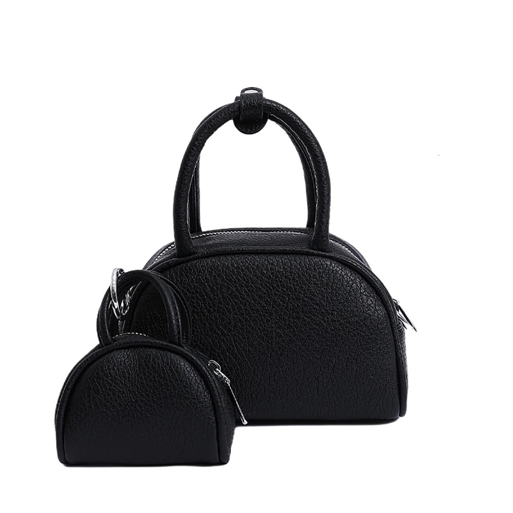 Korean Solid Color Handbags for Women Spring Summer Green Zipper Delicate PU One Shoulder Bag Casual All-Match Crossbody Bags 250605