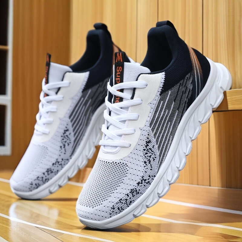 Sneakers 2025 Summer New Men's Lace-up Running Fashion Trendy Shoes for Men