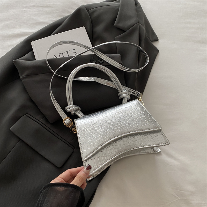 designer 2025 Autumn New French Style Trendy Handbag Small Square Bag Fashion Casual Simple Personality Aesthetic Shoulder Crossbody Bag