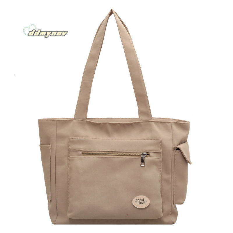 Oxford Cloth Women, Large Capacity Canvas Shoulder Versatile Tote for Students, Handbag, Handheld Bag, Crossbody Bag ddmynov