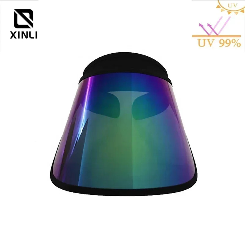 Sunshade and Eye Protection Two-in-one Sun Hats Summer Cap Full Face Shield for Ladies Men Waterproof Breath Beach Visors Hat 250603