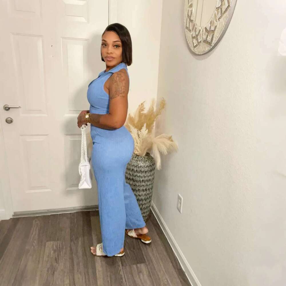 CM.YAYA Fashion Women's Set Sleeveless Tank Top and Wide Leg Pants Suits 2025 Summer Street Two 2 Piece Sets Outfits Tracksuit