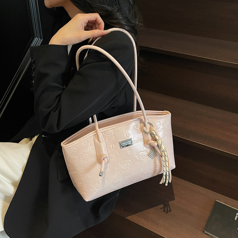 designer High-Quality Texture Underarm Women's 2025 New Trendy Fashion Casual Versatile Shoulder Bag Large Capacity Tote Bag