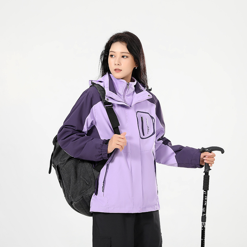 Ddmyoutdoor New Autumn And Winter Classic Mink Fur Assault Suit Men s In One Two Piece Set Couple Style Outdoor Three Proof Technology Jackets