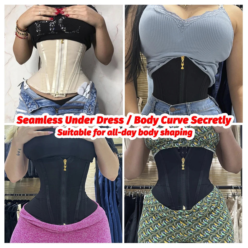 Corset Reducing Shaper Girdles Colombian Hourglass Body Sculpting Binders Belt Modeling Strap Postpartum Fajas Female Shapewear 250605