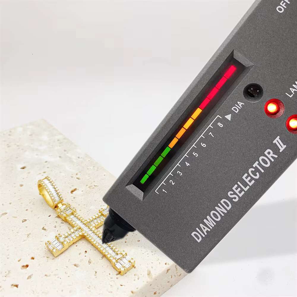 Hip Hop Necklace Cross Pendant 18k Gold Plated Necklace Silver 925 GRA Certificate VVS Moissanite Hiphop Cross Pendant