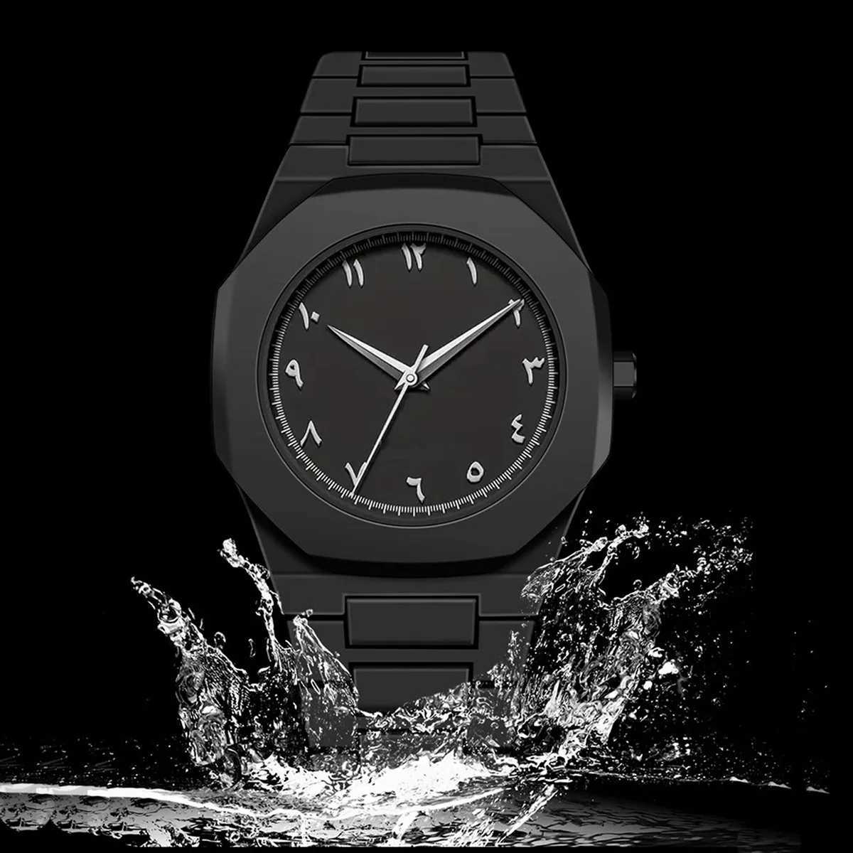 Modern Minimalist Mens Watch Middle Eastern Arabic Numeral Dial Calendar Business Casual Waterproof Sports Men Quartz Watches Y250605