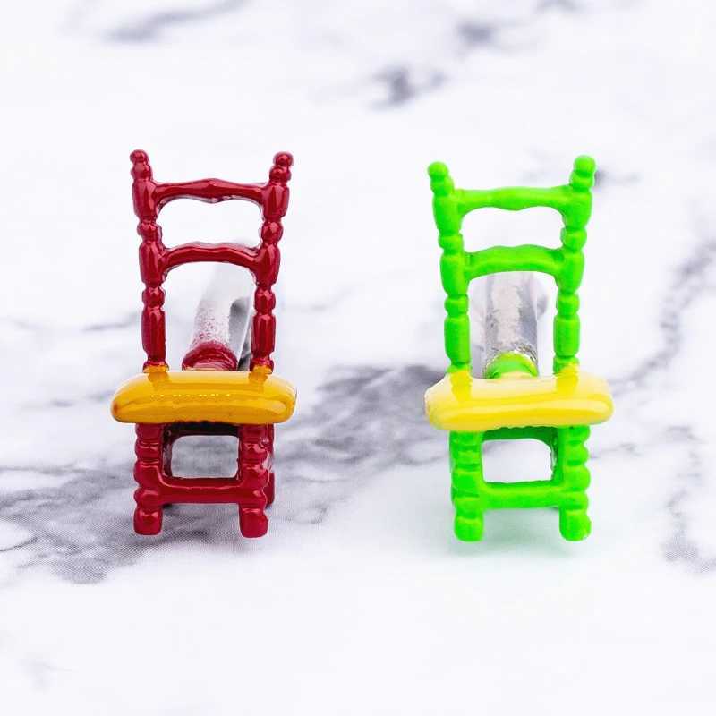 Novelty Mens Cufflinks Funny Chair Red Green Yellow Colors Cuff Links Toy Jewelry For Party Birthday Gift Wholesale Retail W250606