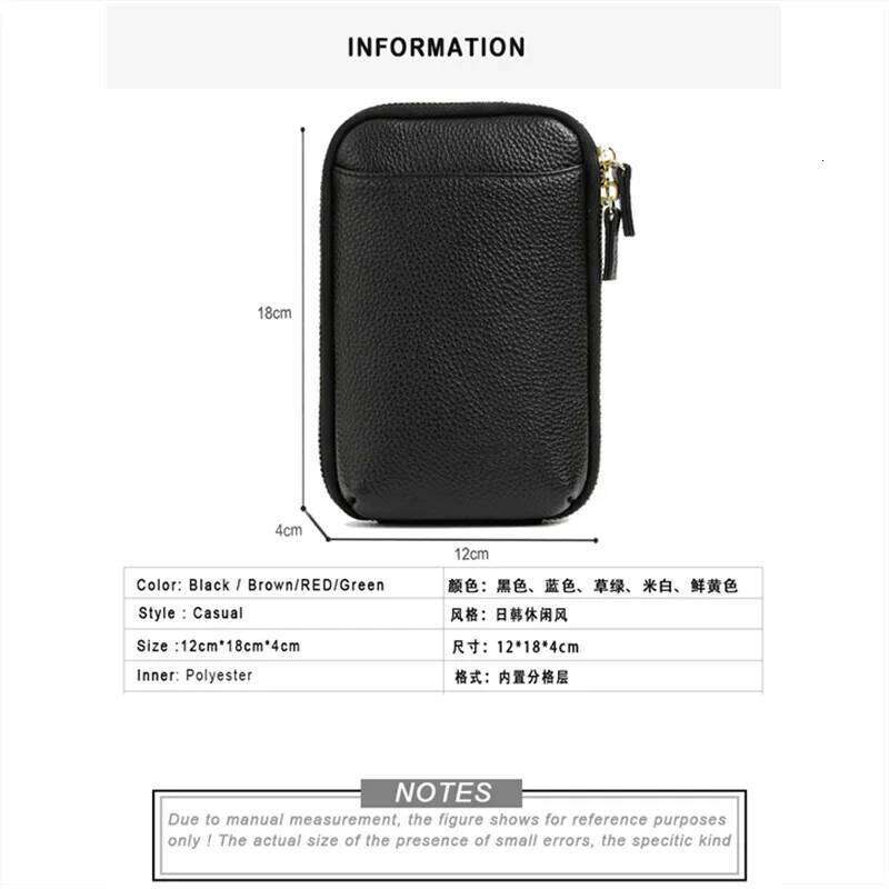 Women Genuine Leather Crossbody All-Match Mini Small Phone Coin Purse Shoulder Bag Multifunctional With Keychain Square Bags