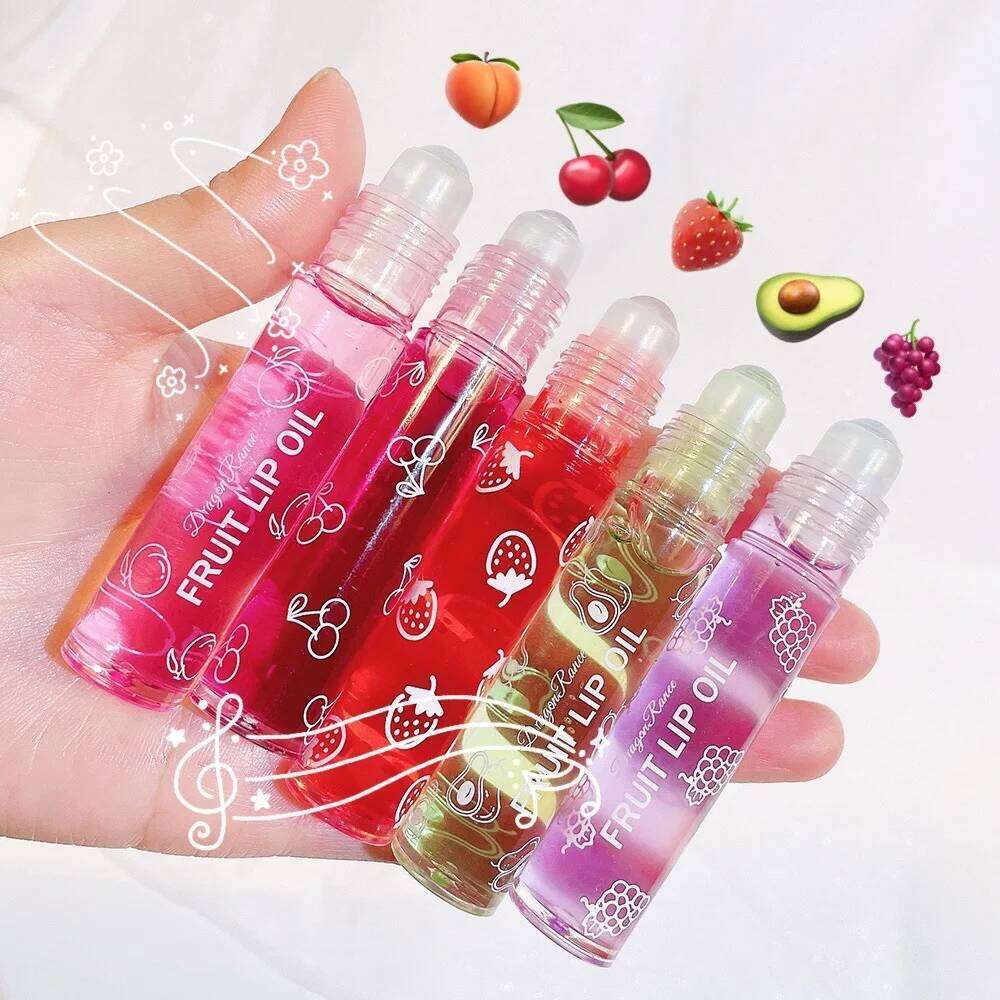 Roll-On Oil, Moisturizing Hydrating Gloss, Nourishing Lip Balm Liquid for Smooth and Soft Lips, Long-Lasting Shine free shipping