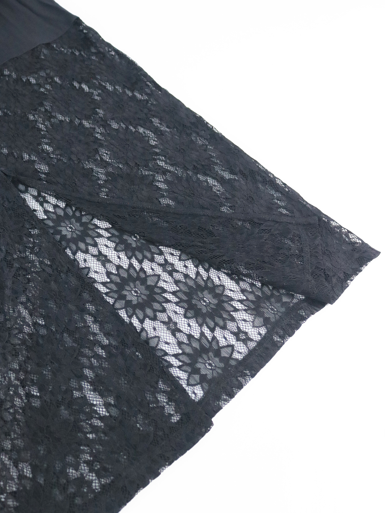 Black Purple Long Dress For Woman Elegant Sheath Short Puff Sleeves Lace Patchwork Sexy High Slit Formal Party Wedding Plus Size Gowns