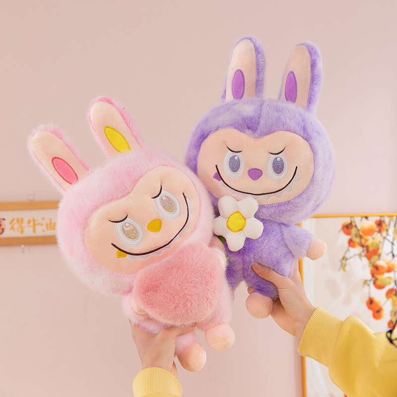 The 3rd generation product New Pop Mart Plush Toy Doll Cartoon Cute Hing Labubu Stuffed Animal Gift