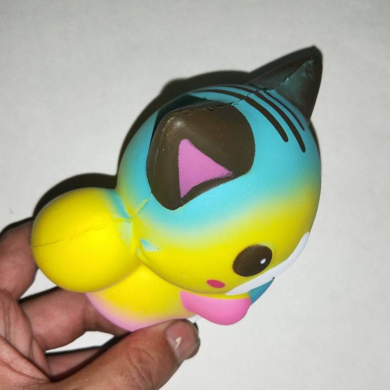 Explosive love cat cute cat cross-border factory direct animal decorative ornaments teaching aids wholesale slow rebound toys