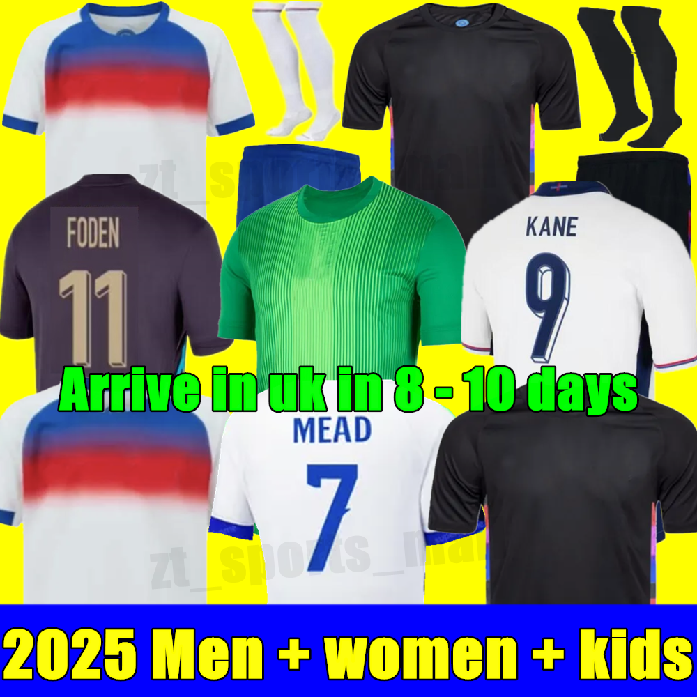 New 2025 BELLINGHAM Soccer Jerseys 25 26 Football Shirt KANE SAKA FODEN TONEY ALEXANDER-ARNOLDGREALISH FODEN MAED PICKFORD Men Women Kids Kit