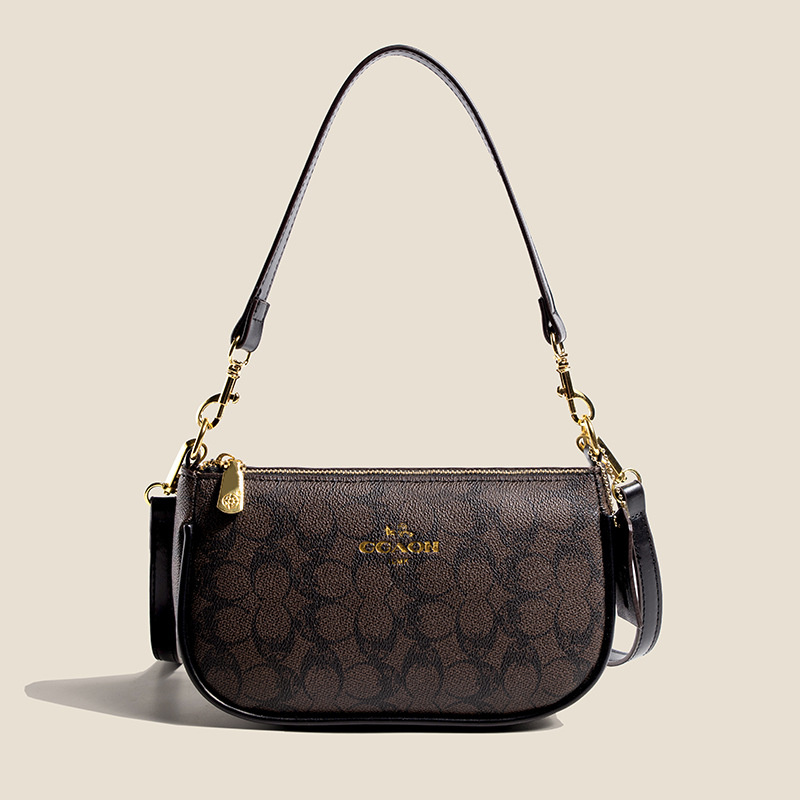 Designer bag free shipping 2025 new fashion light luxury high-end texture armpit bag single shoulder crossbody bag for women