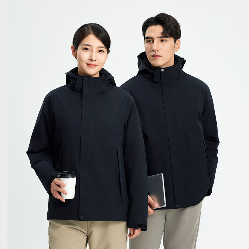 Ddmyoutdoor New National Standard High End Business Down Jacket Three In One Men S And Women S Outdoor Rainstorm Windproof Clothing Jackets