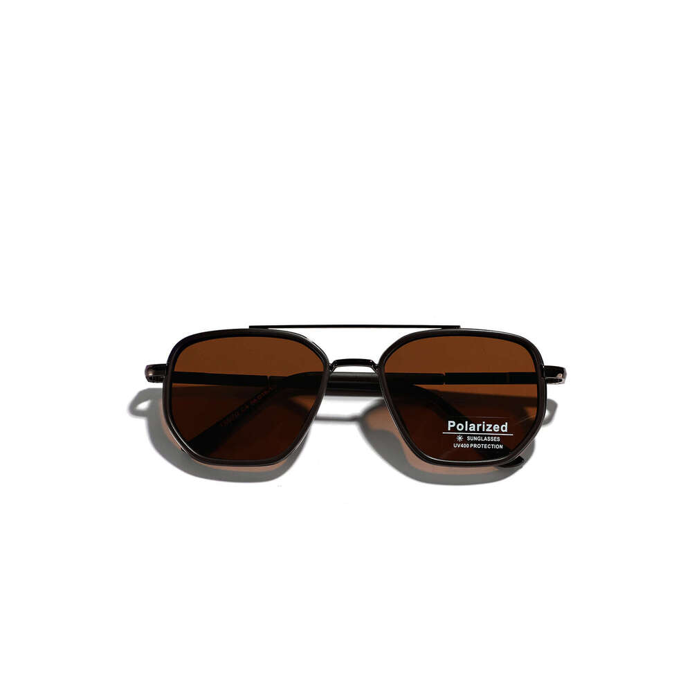 DHCollections Glasses TR90 Polarized Square Women Double Bridge Sunglasses for Female Drivers