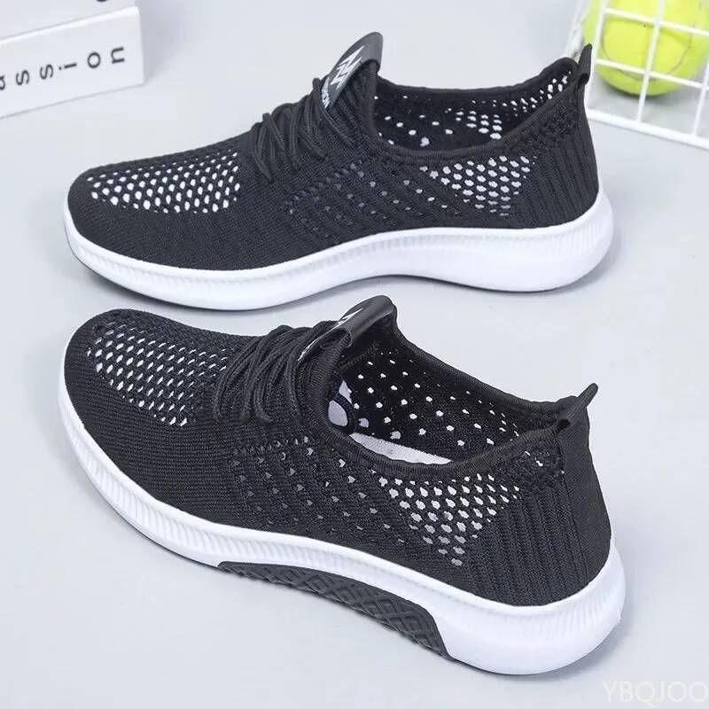 Ddmyoutdoor Women Flat Casual Fashion Breathable Mesh Vulcanized Shoes Sneakers Summer Ladies Boat Shoe Zapatos Para Mujer Outdoor Shoes