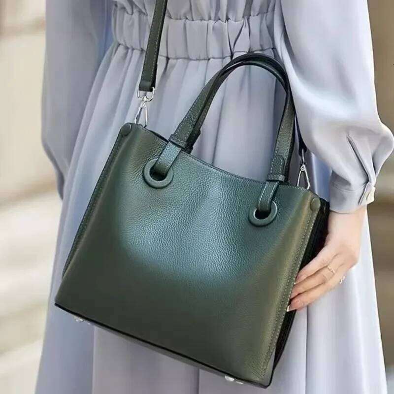 The First Layer Of Cowhide With All High-Grade Sense Hand Bags Elegant Crossbody Large Capacity Female Bag Tide