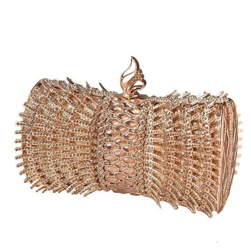 Woman Crystals Clutch Purse Wedding Bridal Clutches Purses Dinner Banquet Dia Handbags Party Evening Bag