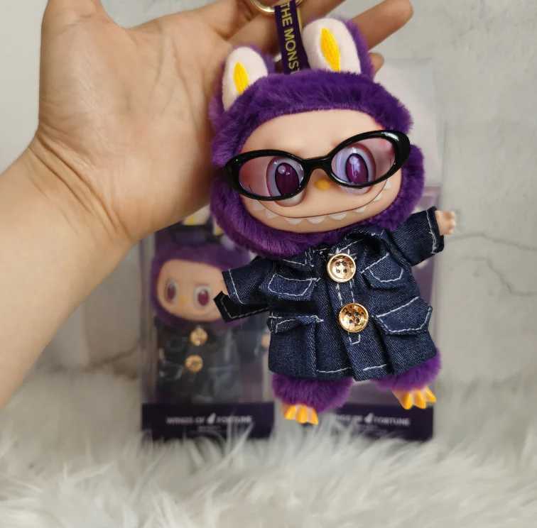 New Limited Edition The Monsters Labubu X Pronounce Wings Of Fortune Vinyl Doll Action Figure Key Pendant Birthday Gift X250606