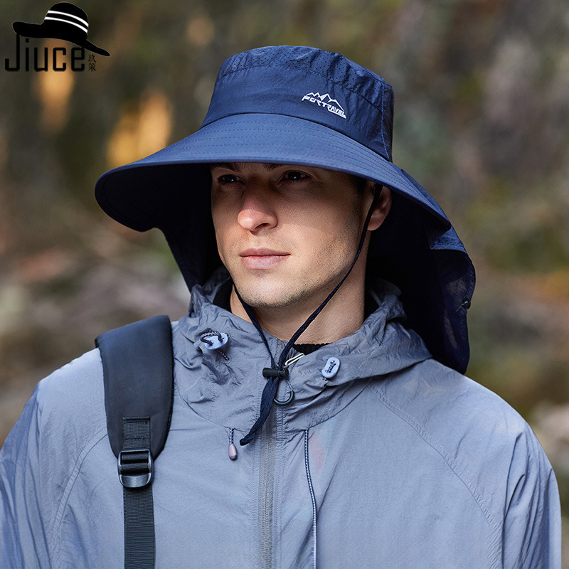 Summer New Quick-Dry Waterproof Face Mask Shawl Unisex Outdoor Protection Hiking Sun Hat