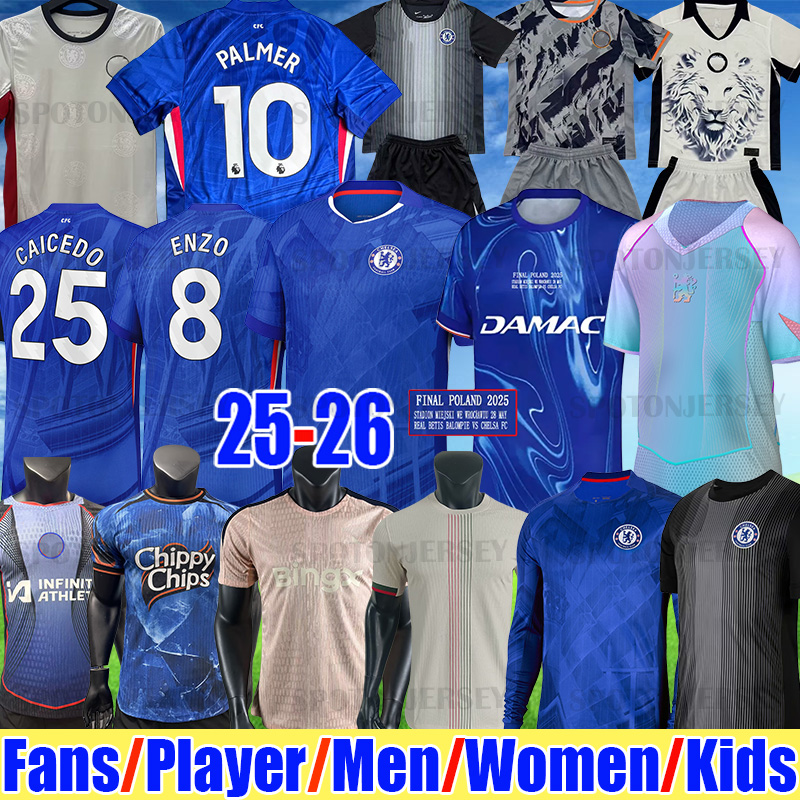 chelseas fc jersey 25 26 CAICEDO ENZO MUDRYK NKUNKU player chelseas shirts 2025 2026 gk Men kids CFC chelseas kit 3XL 4XL shirt CHELSEAS Limited-Edition Snake Shirt