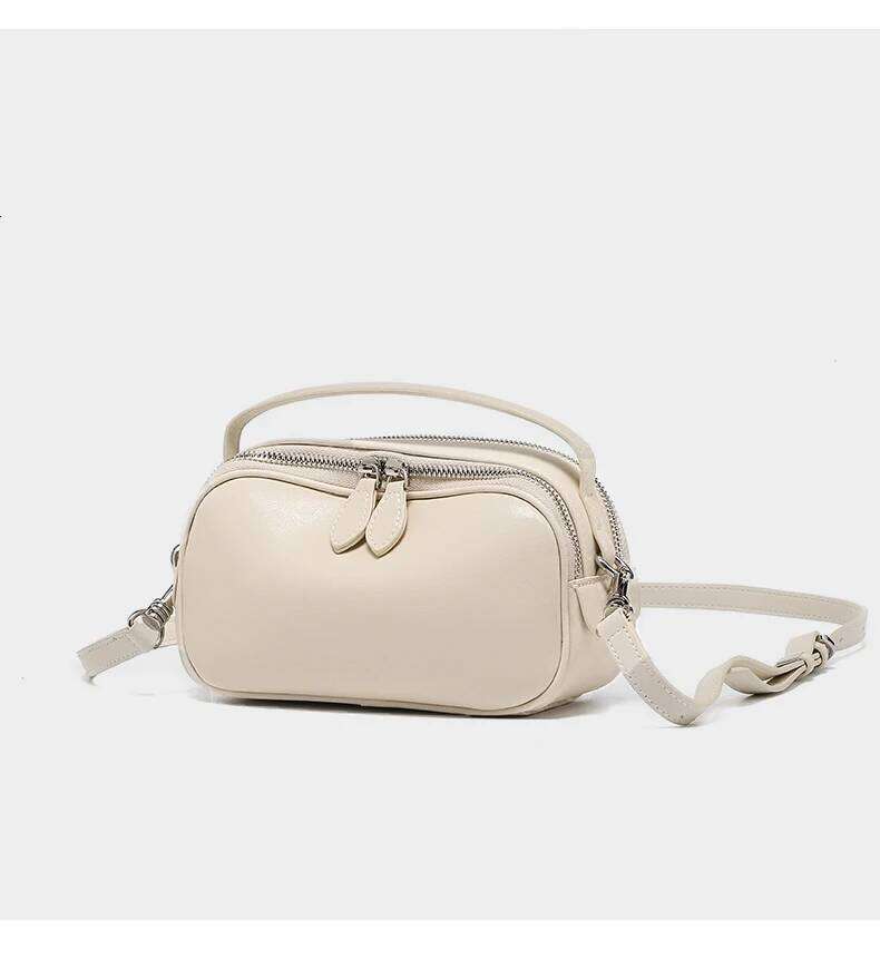 Designer Bags 2025 Women's Cow Real Leather Shoulder Bag Ladies Retro Soft Cowhide Handbags Female Fashion Design Cute Crossbody Bags Girls Luxur