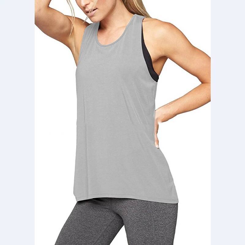 1PC Women's Yoga Shirts Sleeveless,Athletic Fiess Racerback Sports Vest,Comfortable U-neck VestTraining Sport Tank Tops