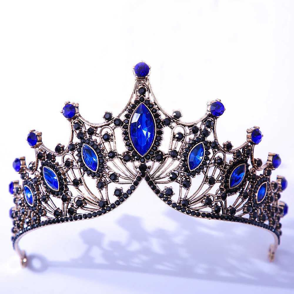 Baroque Vintage Bridal Tiara Wedding Headpiece Birthday Queen Crown Kids Princess Tiara Z250605