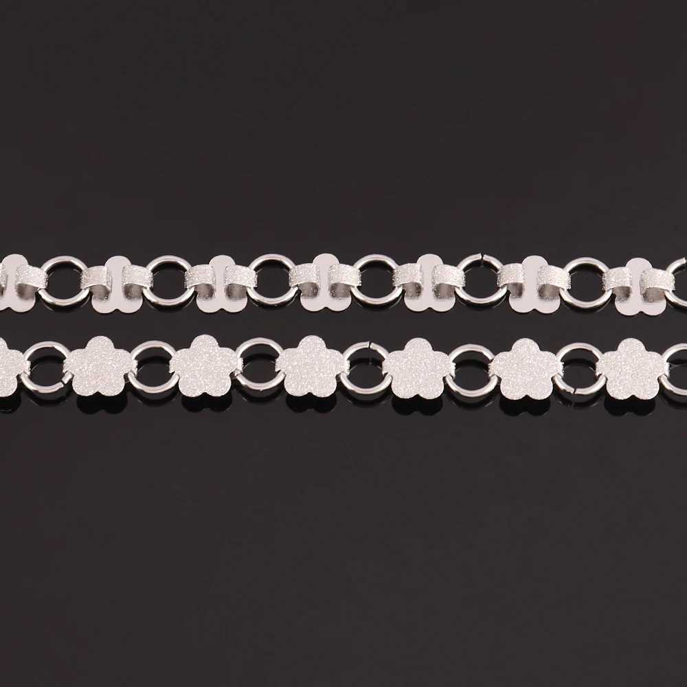 316L Stainless Steel Flower Necklace For Women Fashion Simple Flower Chain Necklaces Jewelry Gift Y250605