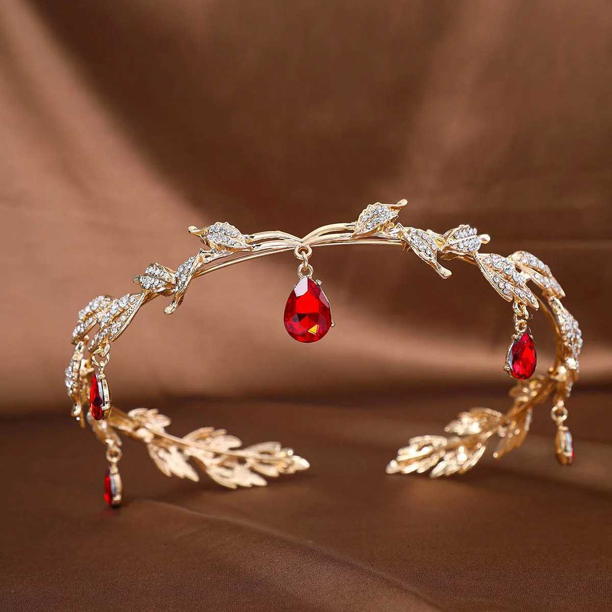 Baroque Crystal Tiaras And Crowns For Women Rhinestone Prom Diadem Headband Bridal Wedding Hair Accessories Jewelry Crown Tiara Z250605