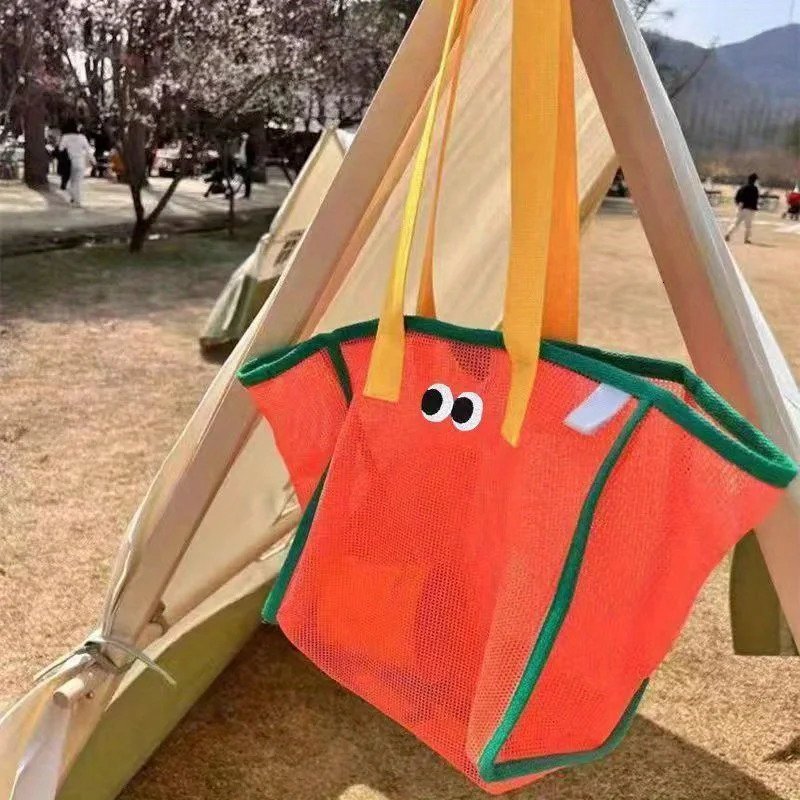 1 Portable Beach Bag Bath Large Capacity Travel and Swimming Storage Toy Basket 250605