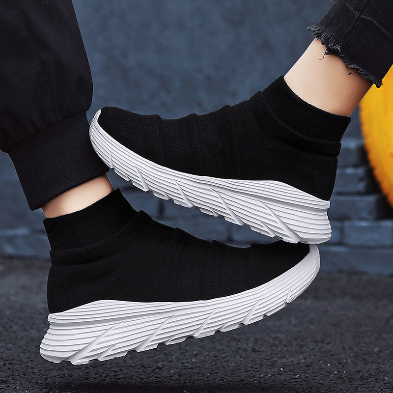 New Flyknit Sock Slip On Mesh Plus Size Couple Lightweight Casual Men S Sports Casual Shoes Shoes Ddmysaturn