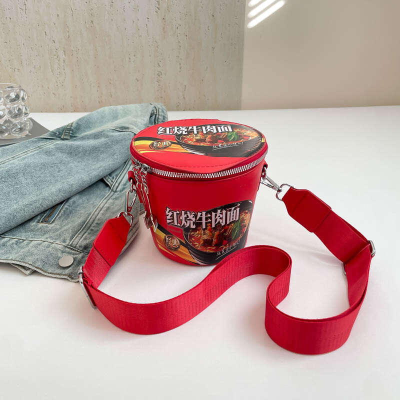 Niche Creative Women's Crossbody Female Ins Style Quirky Fun Commuter Cylinder Shoulder Bag