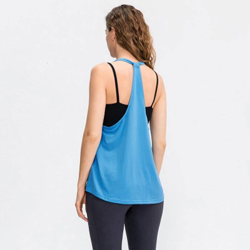 Sleeveless Racerback Sport Tank For Women Gym Vest Top Casual Clothes Running workout Yoga T-Shirts Girl Tops