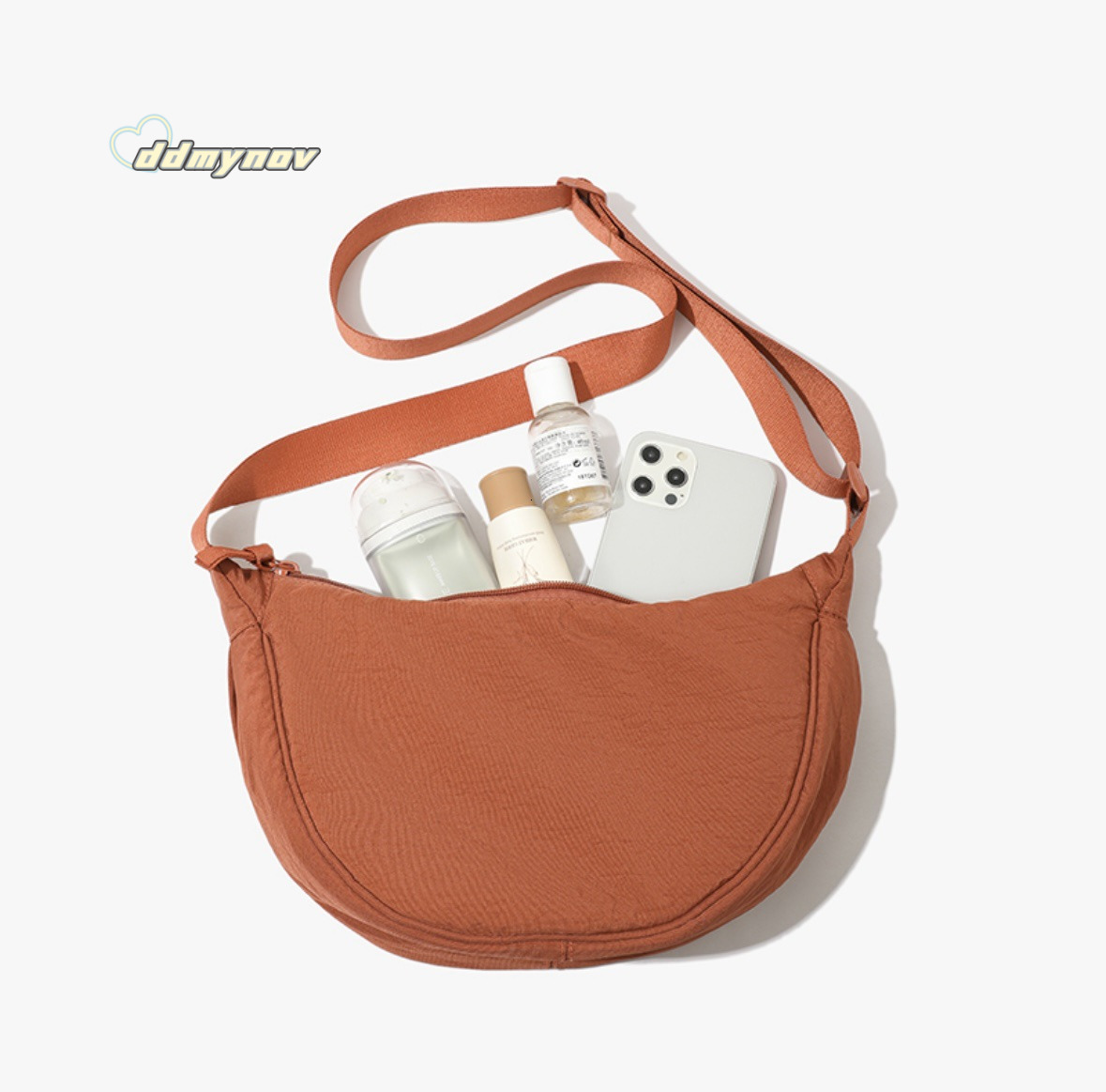 U Home Same Style 2023 Summer Crossbody for Women Trendy Dumpling Nylon Lightweight Small Versatile Single Shoulder Bag ddmynov