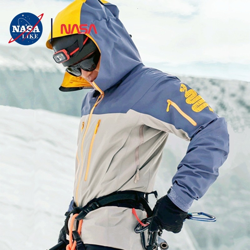 Ddmyoutdoor Nasalike Year Of The Loong Limited Color Contrast Embroidery Hard Shell Taizhou Home Rushsuit Men S Coat Pressing Glue Jackets