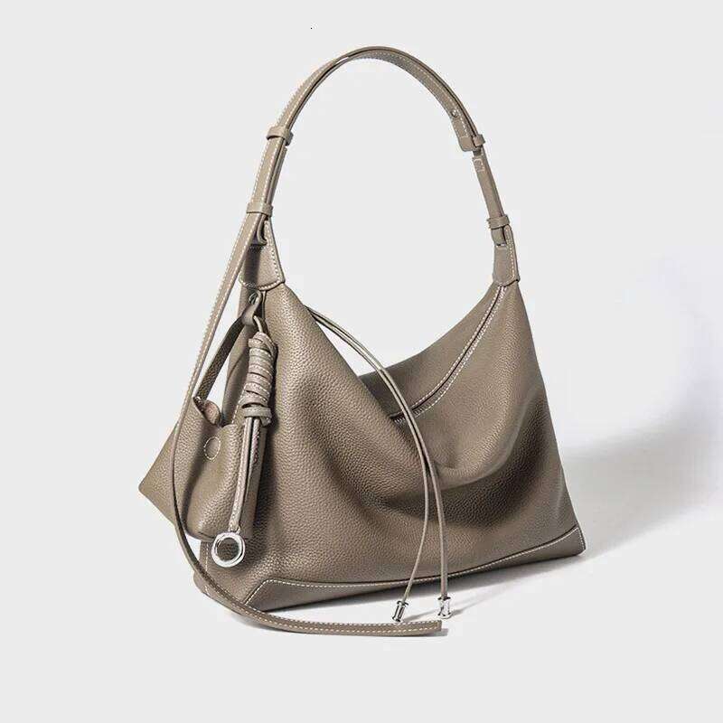 Bags For Women Tote Fashion Underarm Women's Bag Large Capacity Cowhide Shoulder Bag Casual Commuter Retro Crossbody Handbags 2025/06/06