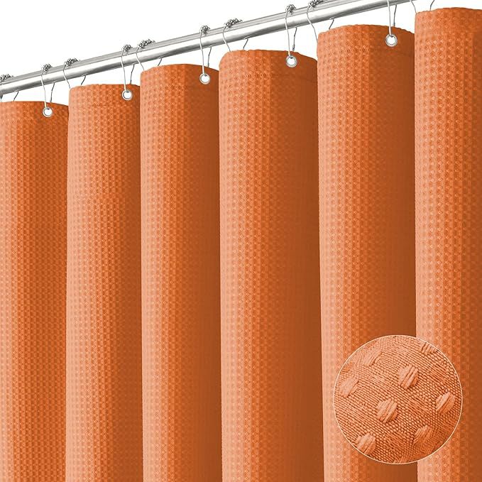 A567 plain waffle waterproof and mildew-proof polyester shower curtain bathroom curtain toilet partition curtain shower curtain