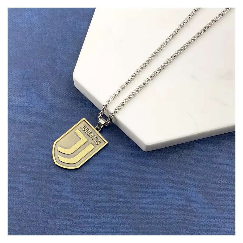 Wholesale Fashion Sports Basketball Team Pendant Stainless Steel Lakers Warriors Bucks Basketball Team Necklace for Fans
