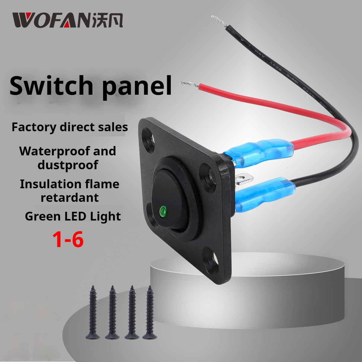 Hot Selling Cat Eye Combination Car Boat Modification 12V Equipment Power Control Rocker Switch